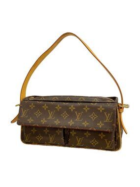 Louis Vuitton Shoulder Bag Monogram Viva-Cite MM Brown